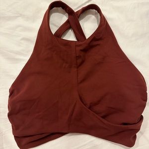 Lululemon Sports Bra in Size 6 in Maroon